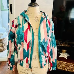 Vintage multicolored wind breaker